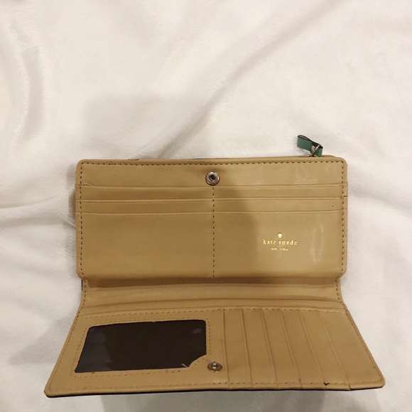 Turquoise Kate Spade Wallet - Picture 3 of 3